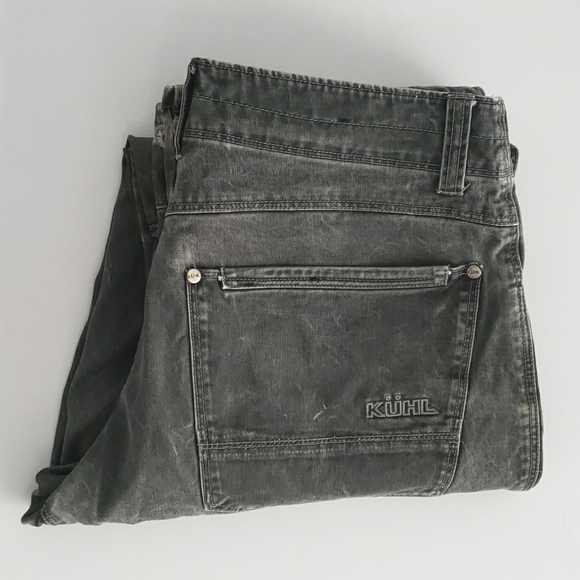 KUHL VINTAGE PATINA DYE JEANS, MEN'S: 32 X 32, $39 - Picture 7 of 9